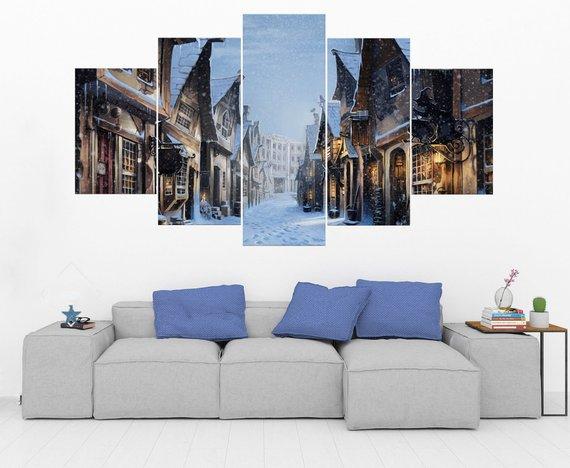 Diagon Alley Harry Potter – Movie Canvas Wall Art