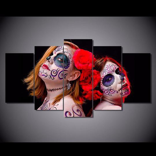 Dias De La Muerte 1 – Abstract Canvas Wall Art