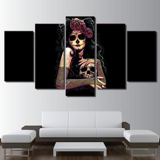 Dias De La Muerte – Abstract Canvas Wall Art