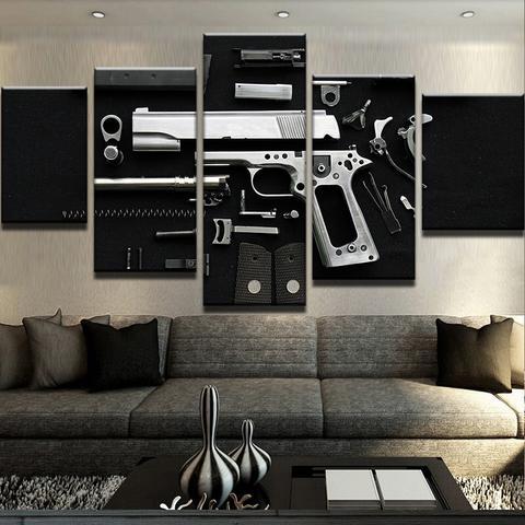 Disassembled – Army Canvas Wall Art