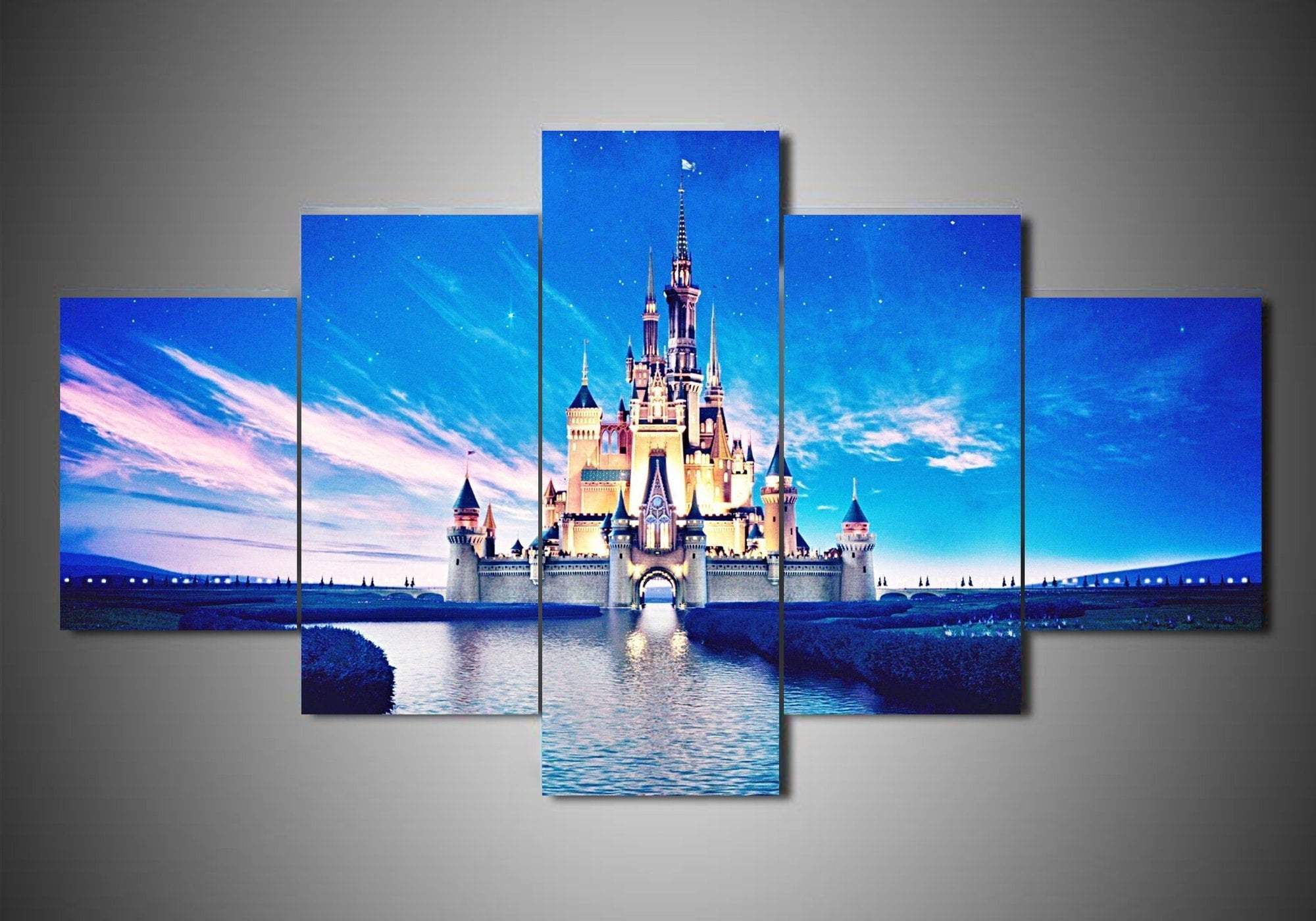 Disney Castle 2 Cartoon – Canvas Wall Art