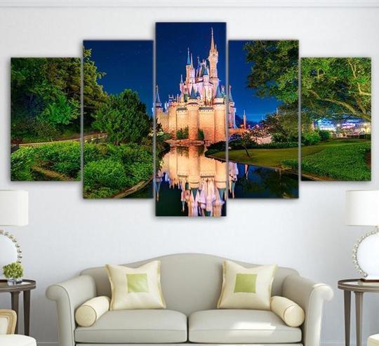 Disney World Cinderella’S Castle Disney – Canvas Wall Art