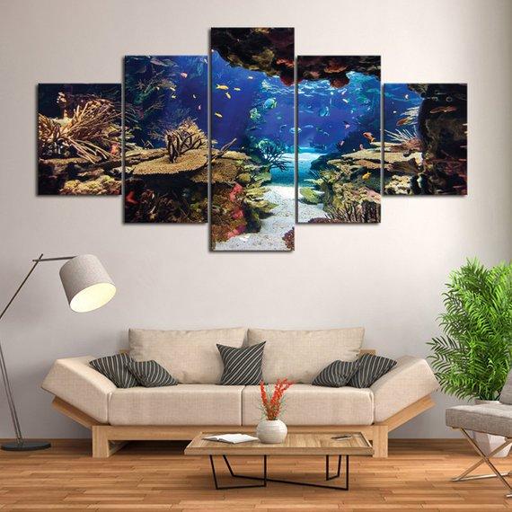 Divers Cave – Ocean Canvas Wall Art