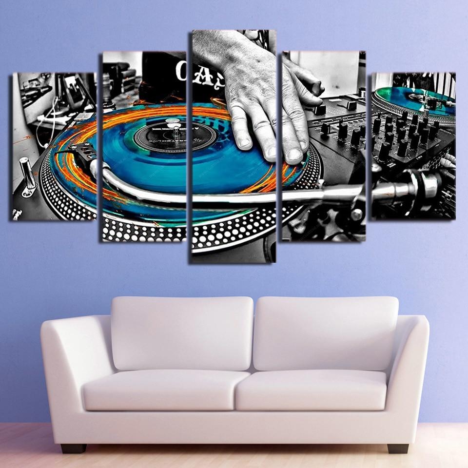 Dj Cd-Rom – Music Canvas Wall Art