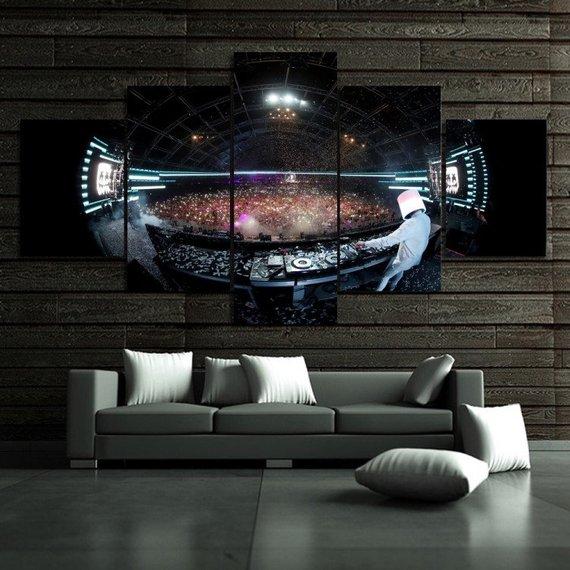 Dj Concert Party – Music Canvas Wall Art