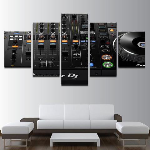Dj House Music Canvas Wall Art