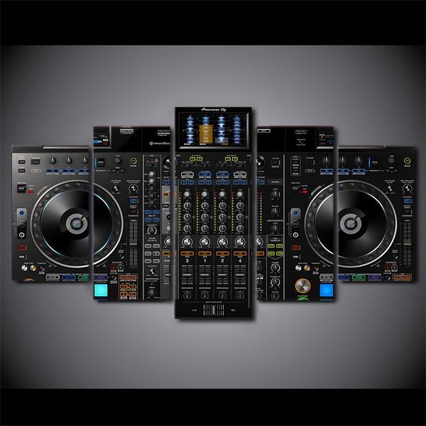 Dj Jukebox Boombox Jam Music Player – Music Canvas Wall Art