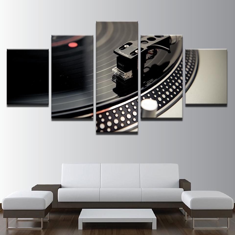 Dj Music Instrument Turntables – Music Canvas Wall Art