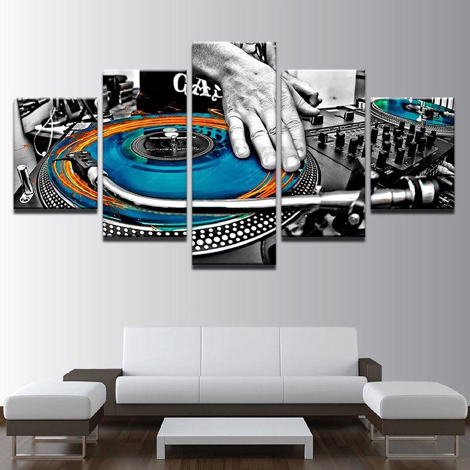 Dj Music Turntable – Music Canvas Wall Art