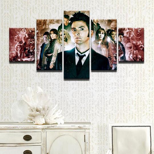 Doctor Who David Tennant – Movie Canvas Wall Art
