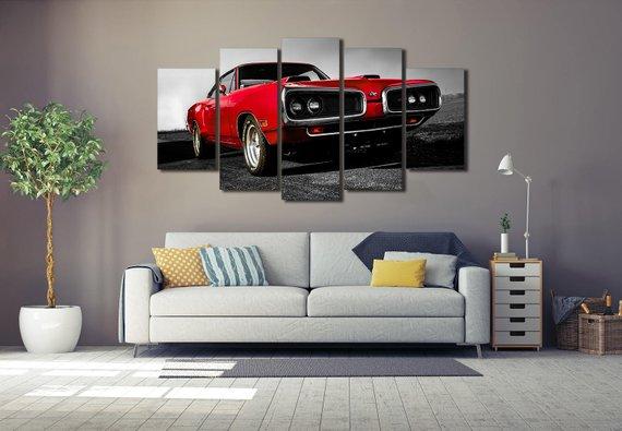 Dodge 440 Classic Car – Automative Canvas Wall Art