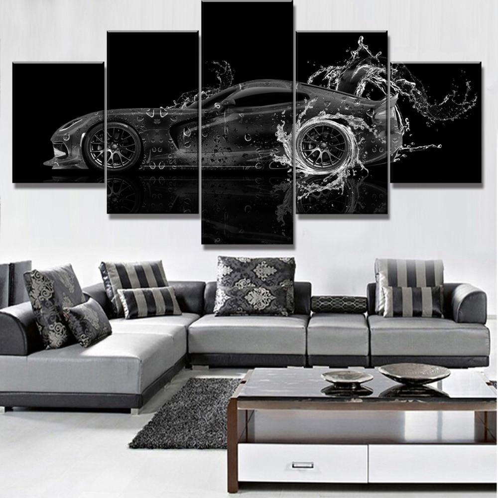 Dodge Viper Water Car – Canvas Wall Art