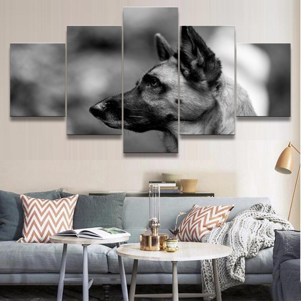 Dog Lovely 4 – Animal Canvas Wall Art