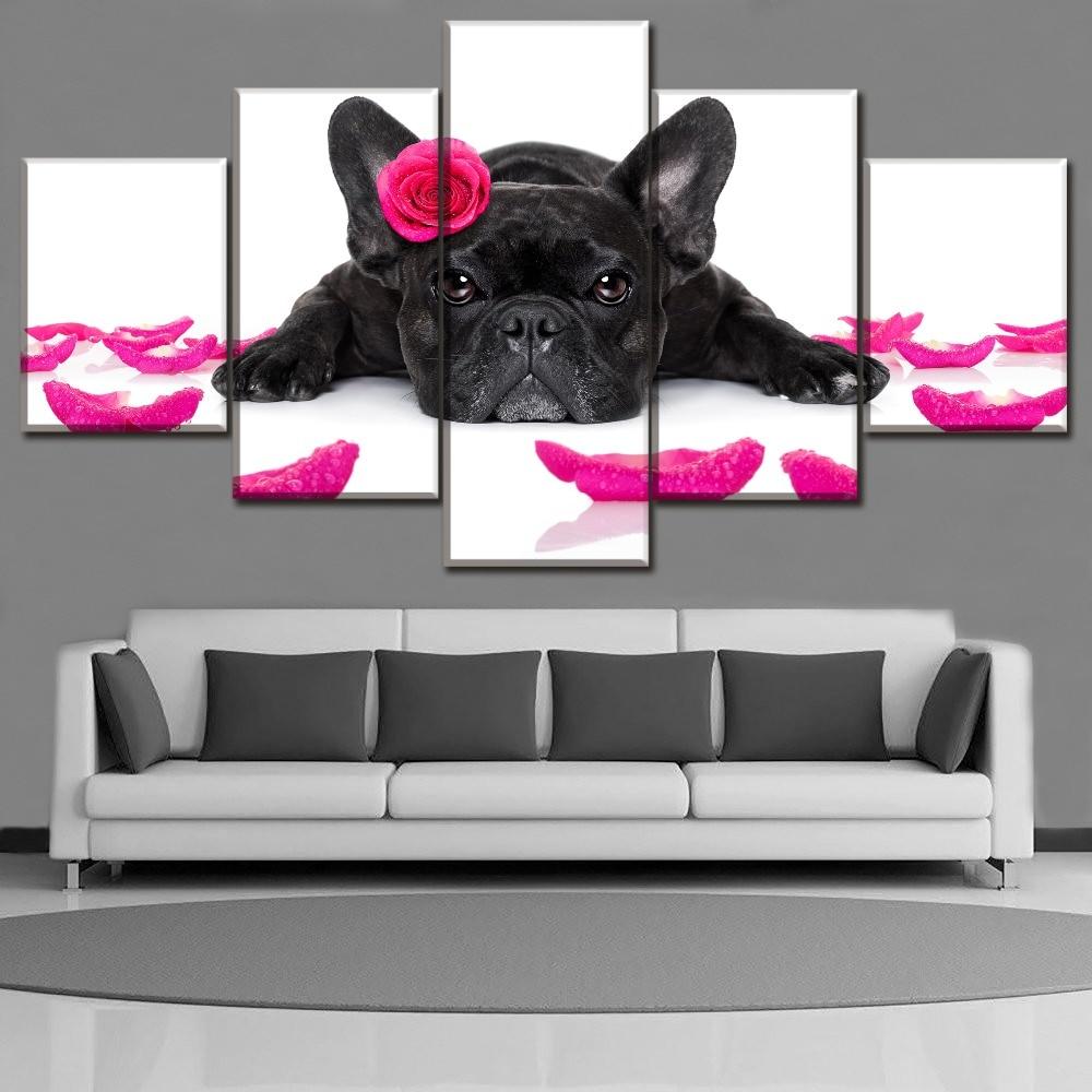 Dog Lovely 5 – Animal Canvas Wall Art