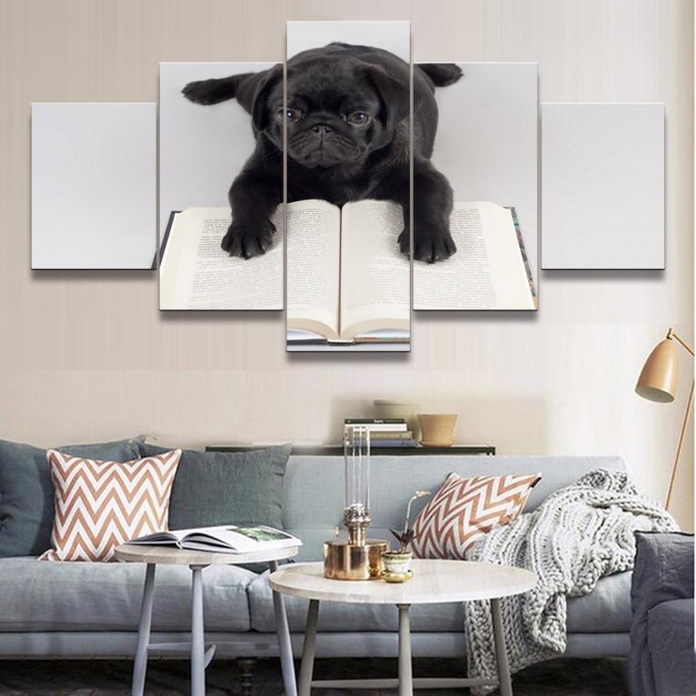 Dog Lovely 6 – Animal Canvas Wall Art
