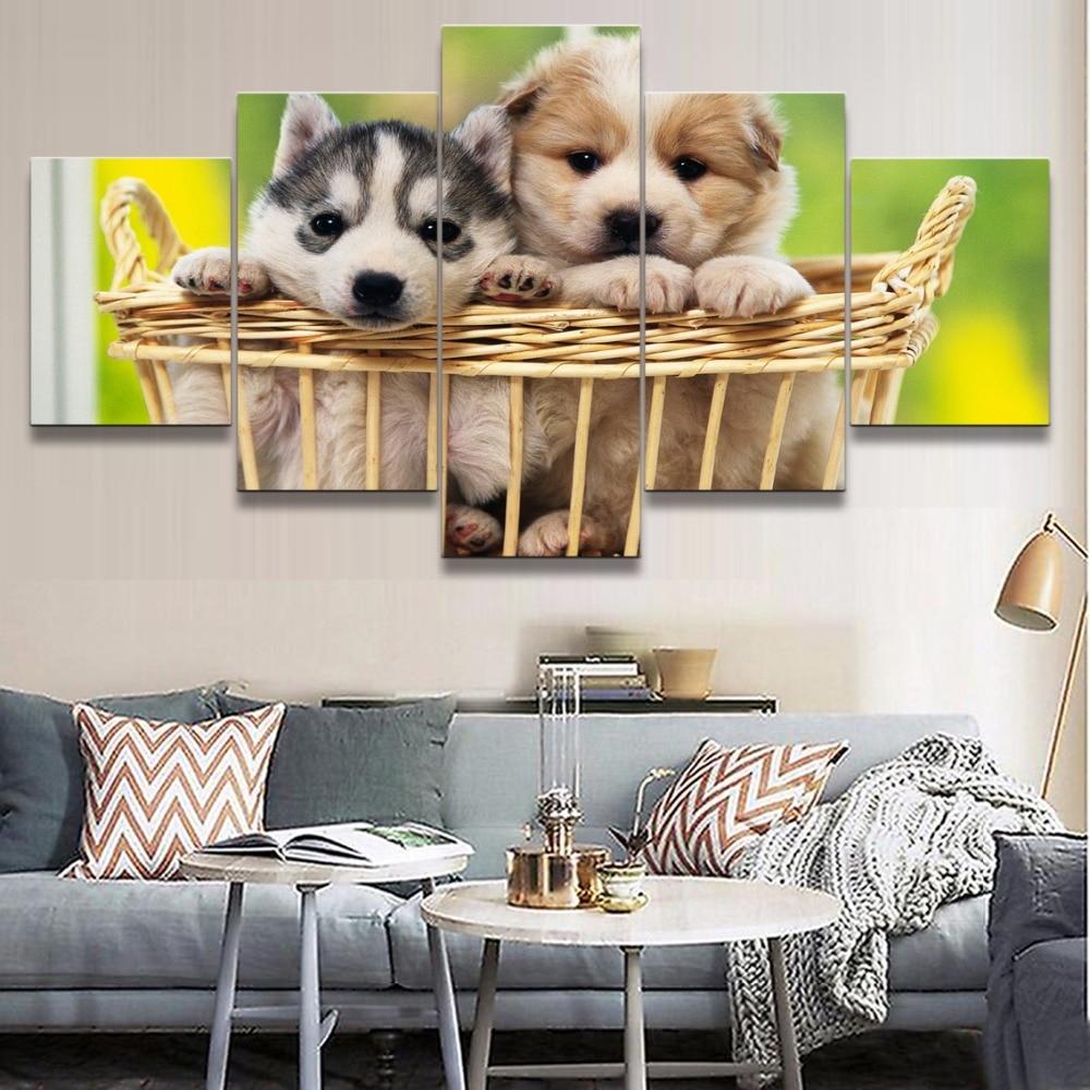 Dog Lovely 8 – Animal Canvas Wall Art