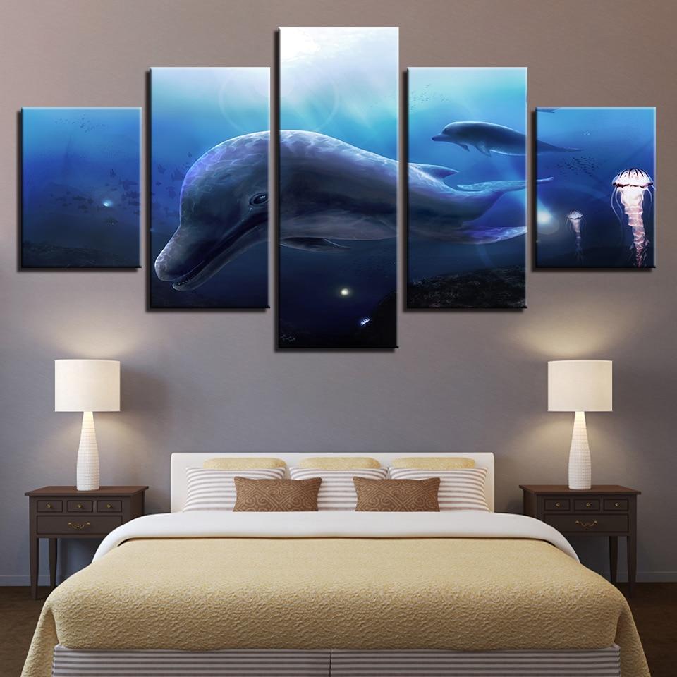 Dolphin 3 – Animal Canvas Wall Art