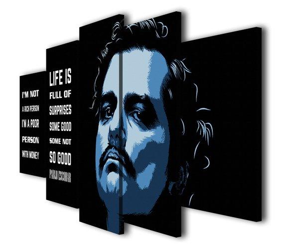 Don Pablo Escobar Narcos Famous Person Canvas Wall Art