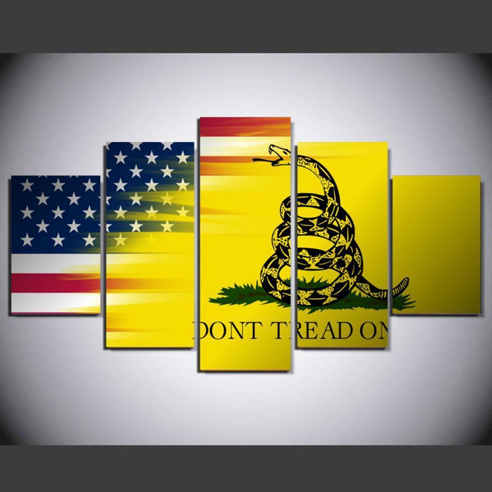 Don’T Tread On Me – Abstract Canvas Wall Art