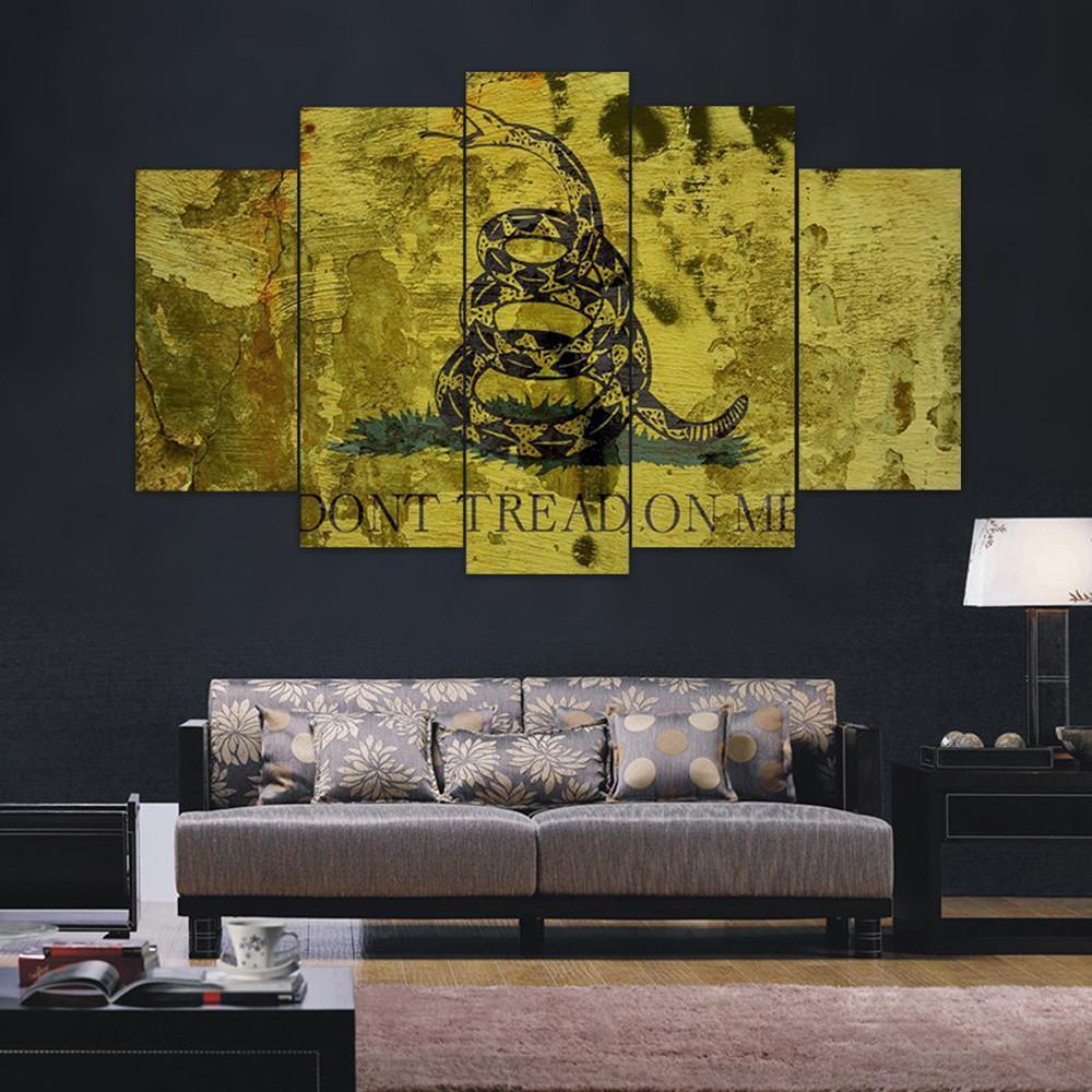 Don’T Tread On Me “Classic” – Abstract Canvas Wall Art