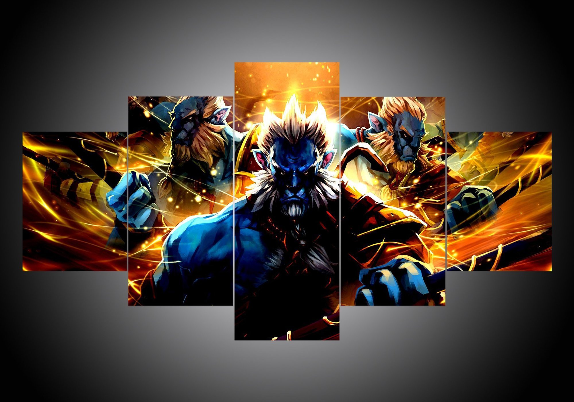 Dota Phantom Lancer Illusions of War Gaming Canvas Wall Art
