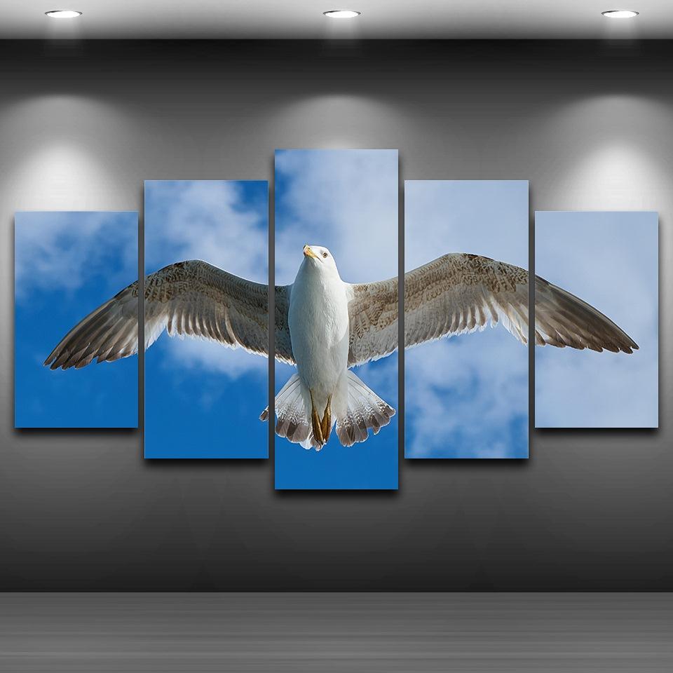 Dove Spread Wings – Animal Canvas Wall Art