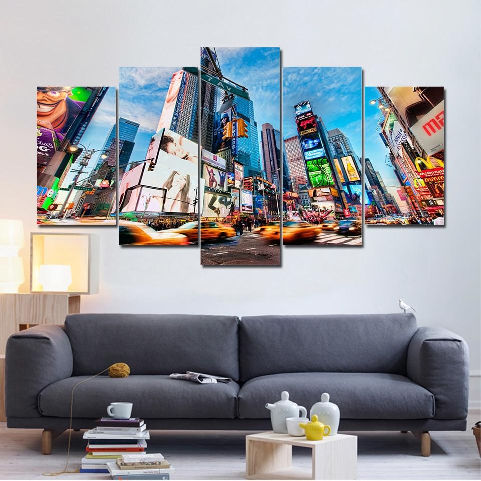 Downtown Streets – Nature Canvas Wall Art