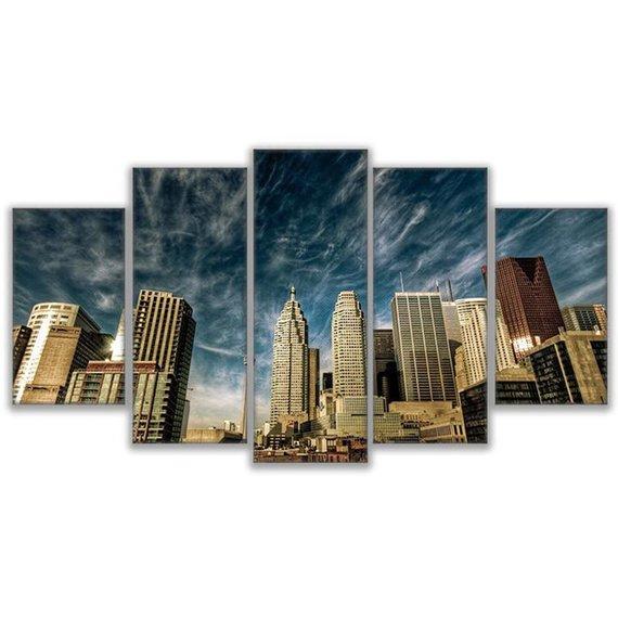Downtown Toronto City View – Nature Canvas Wall Art