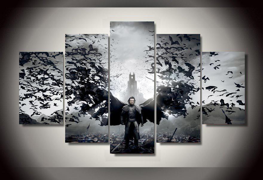 Dracula Untold Of Luke Evans – Movie Canvas Wall Art