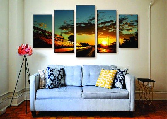 Drag Strip Sunset – Nature Canvas Wall Art