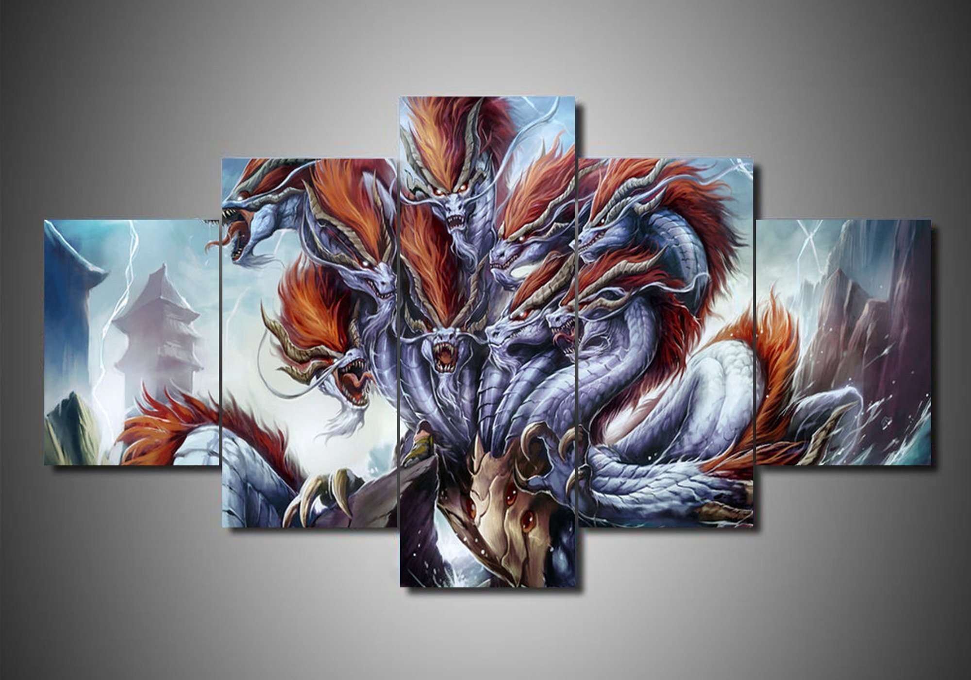 Dragon 10 – Abstract Canvas Wall Art