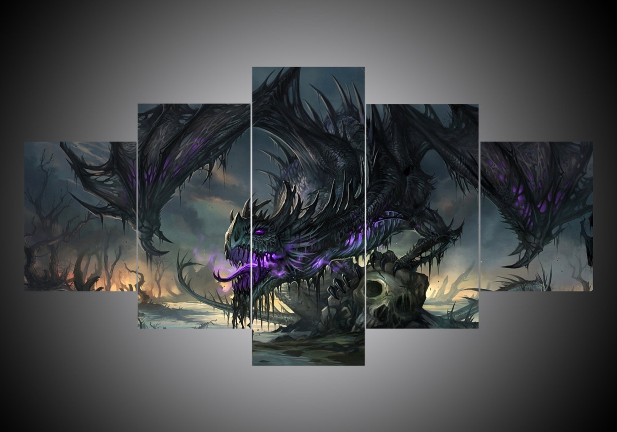 Dragon 2 – Abstract Canvas Wall Art