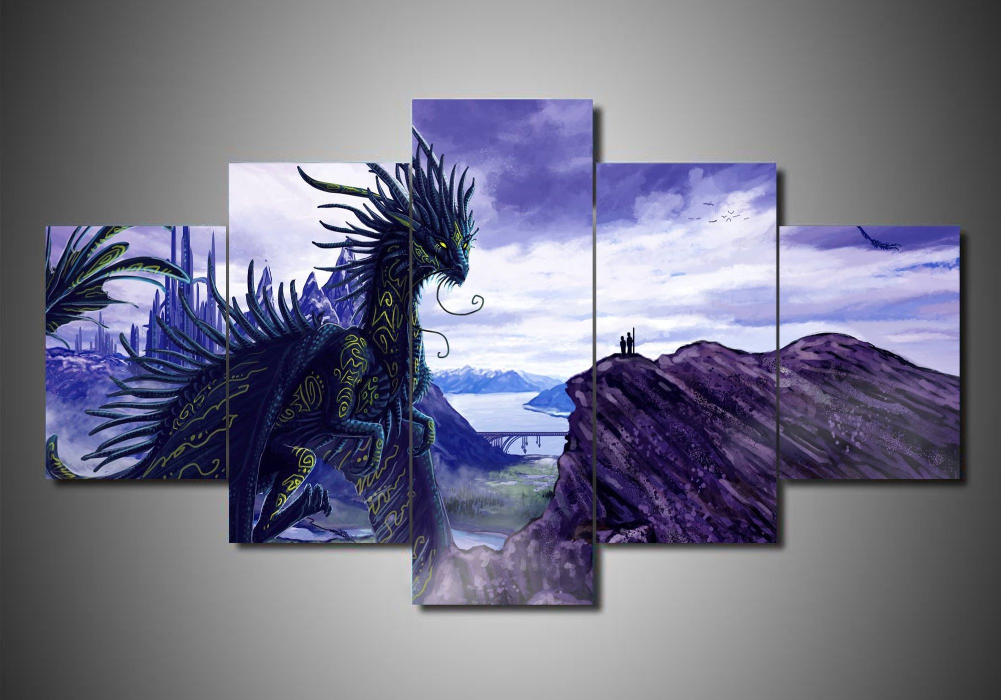 Dragon 4 – Abstract Canvas Wall Art