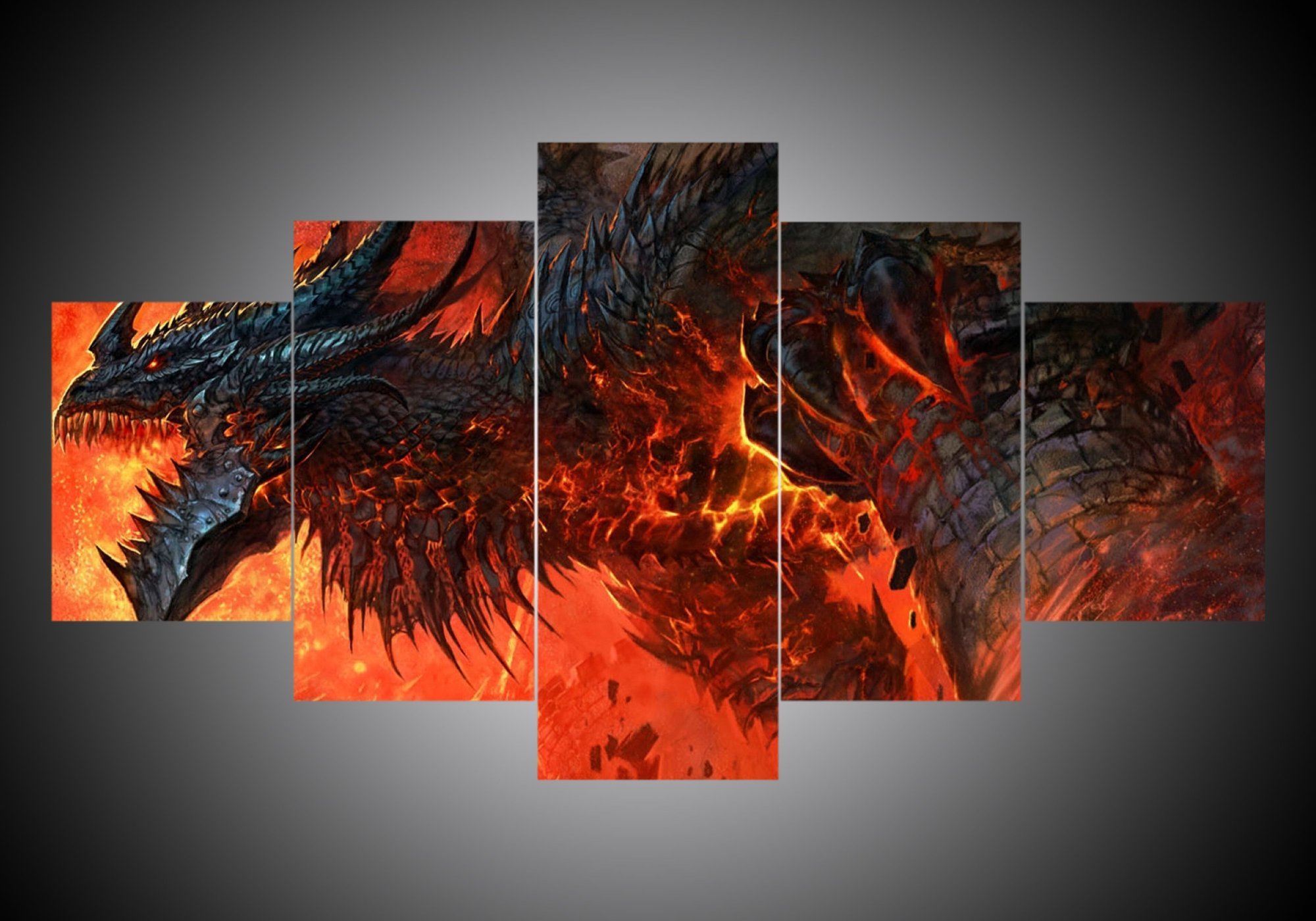 Dragon 6 – Abstract Canvas Wall Art