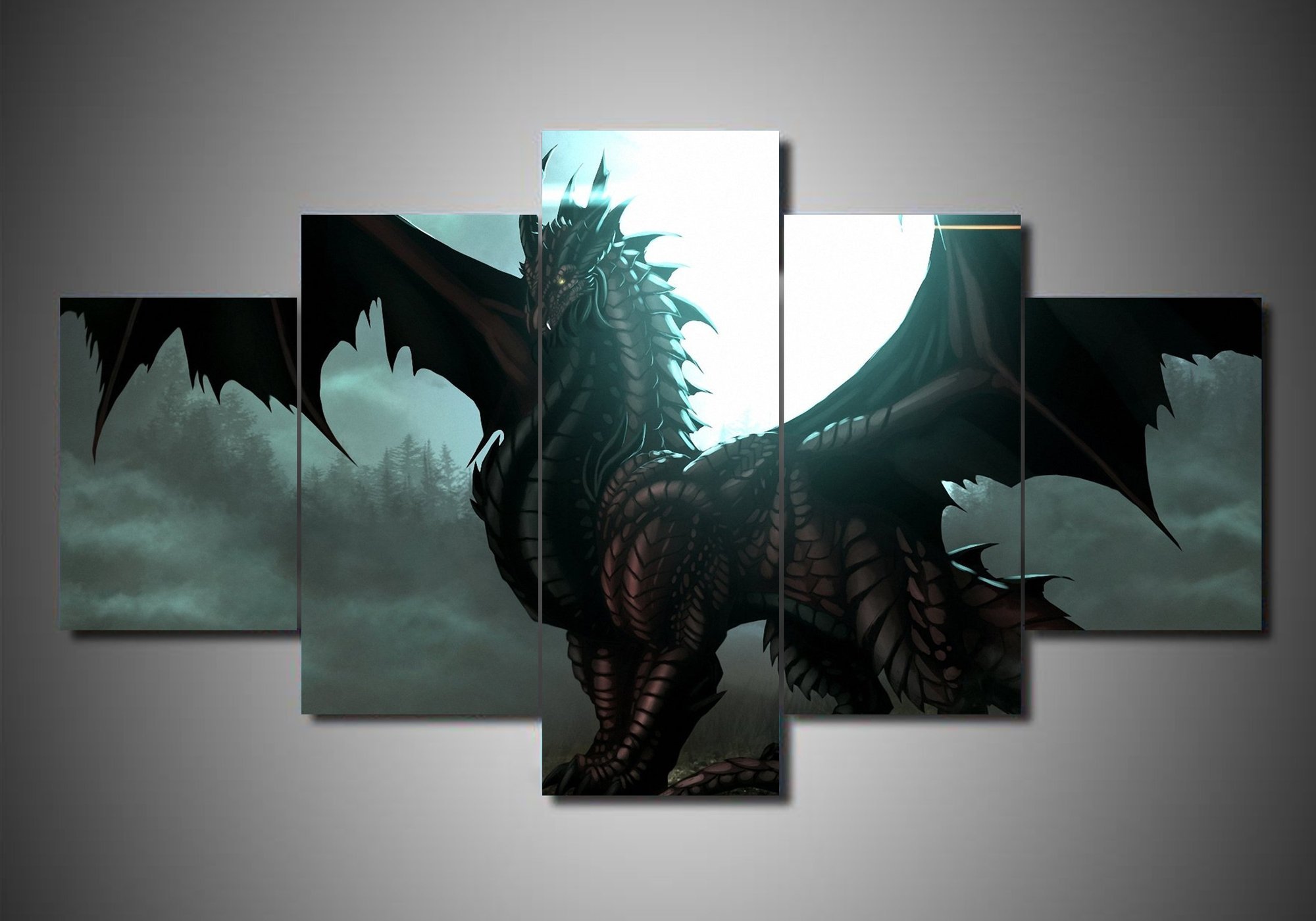 Dragon 7 – Abstract Canvas Wall Art
