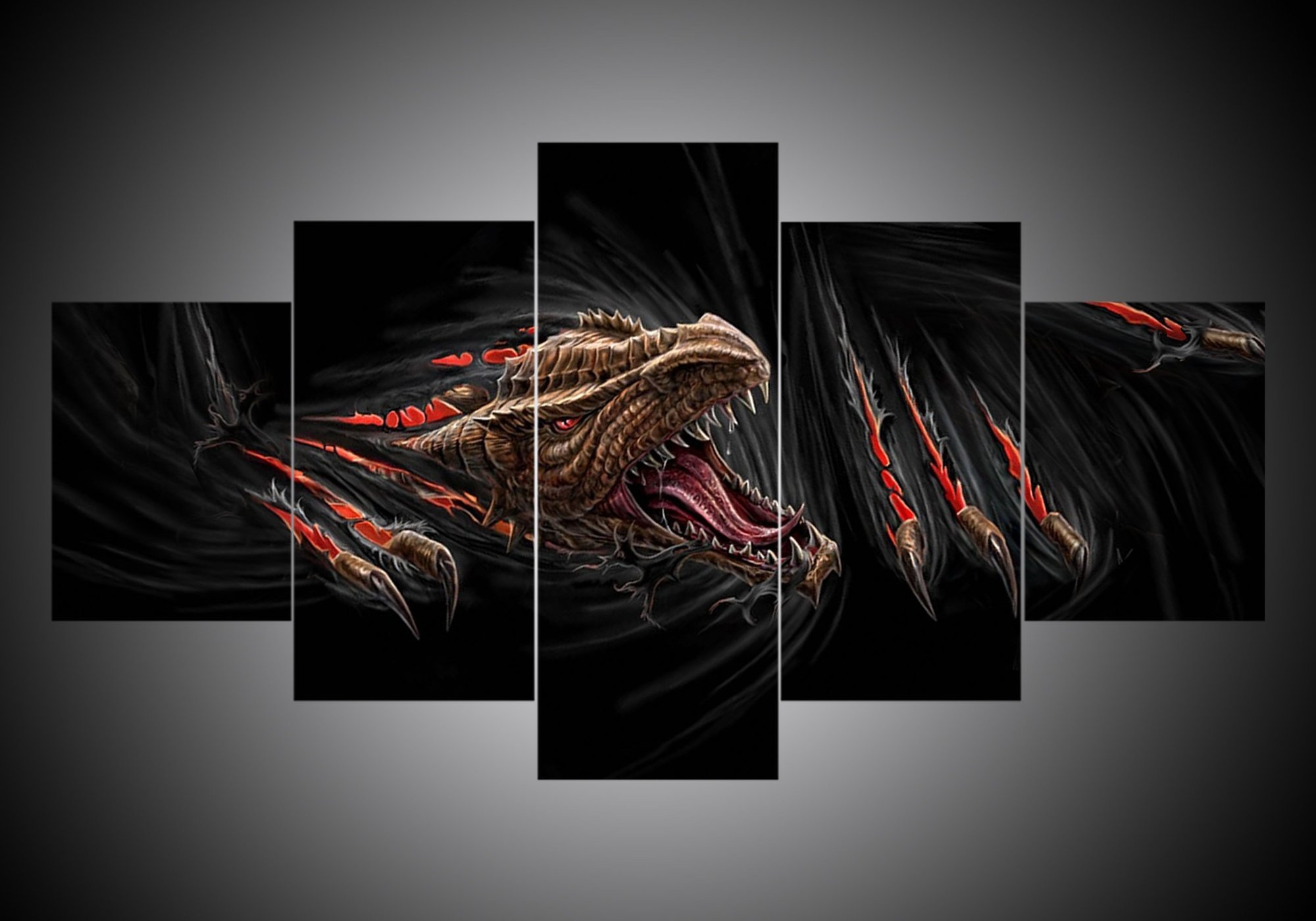 Dragon 8 – Abstract Canvas Wall Art