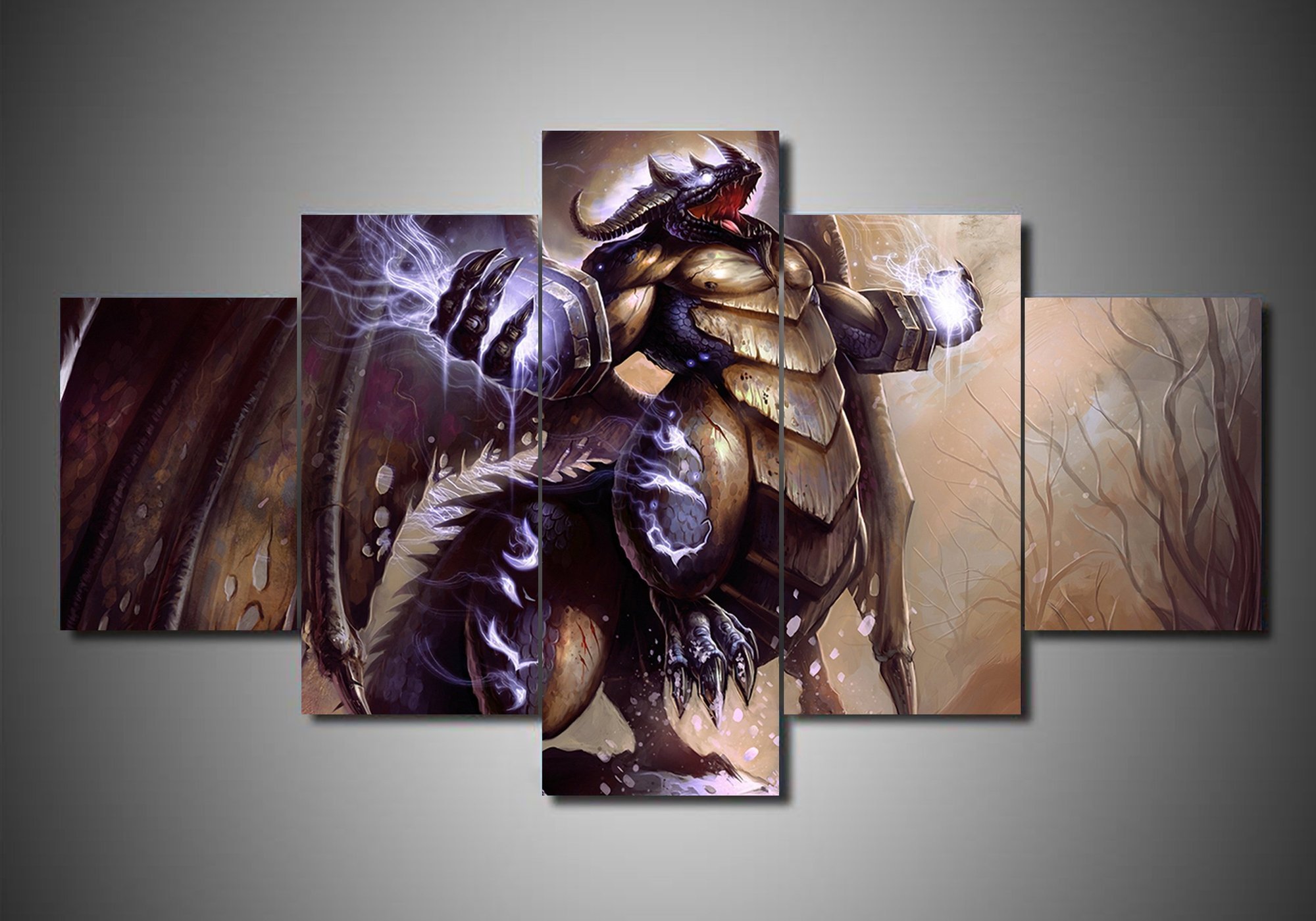 Dragon 9 – Abstract Canvas Wall Art