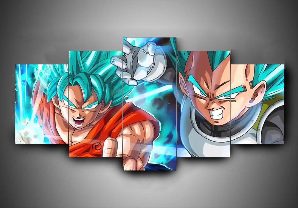 Dragon Ball – Goku And Vegeta – Anime Canvas Wall Art