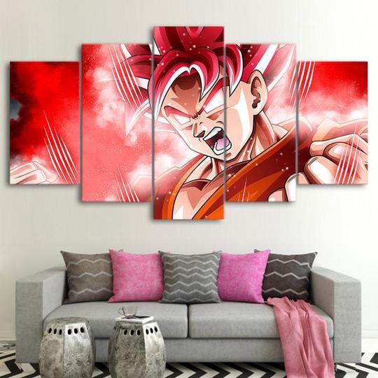 Dragon Ball Goku Super Saiyan – Anime Canvas Wall Art