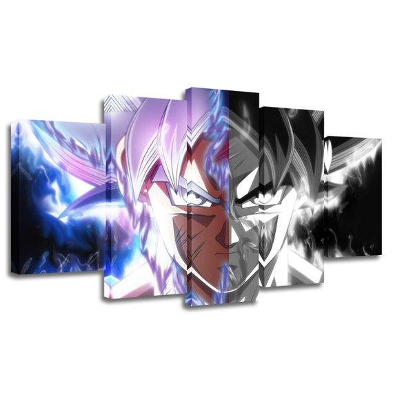 Dragon Ball Goku Ultra Instinct 2 – Anime Canvas Wall Art