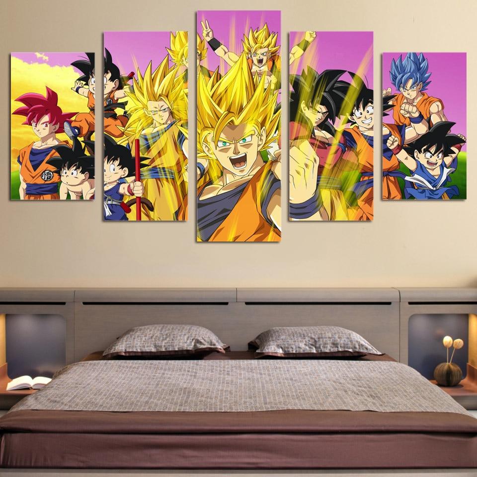 Dragon Ball Morale – Cartoon Canvas Wall Art