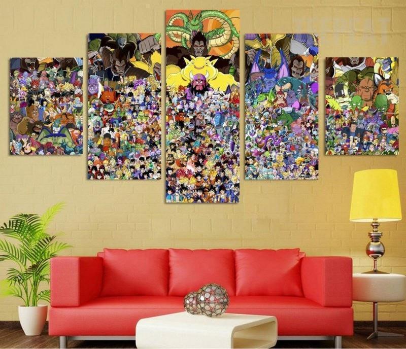 Dragon Ball Series Characters Anime – Canvas Wall Art