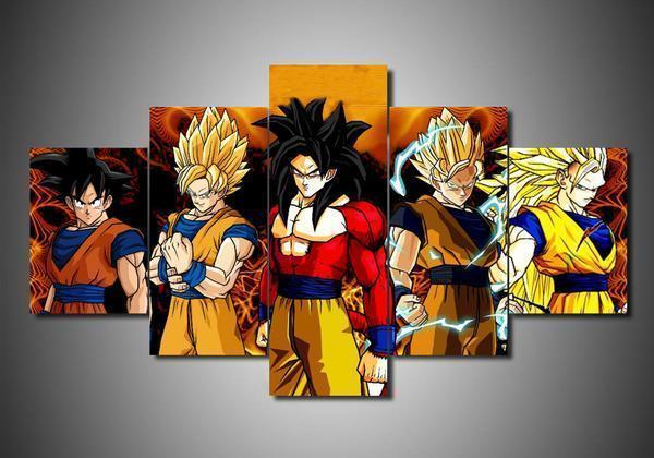 Dragon Ball Songuku Ssj – Anime Canvas Wall Art