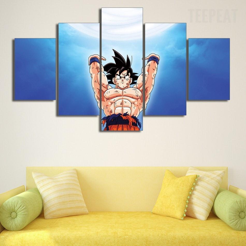 Dragon Ball Super Saiyan – Anime Canvas Wall Art