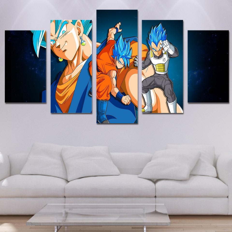Dragon Ball Warriors – Anime Canvas Wall Art