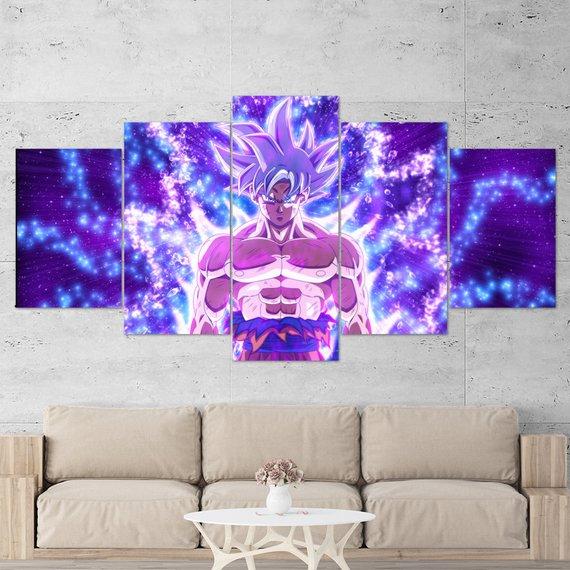 Dragon Ball Z Son Goku Shining Anime Canvas Wall Art