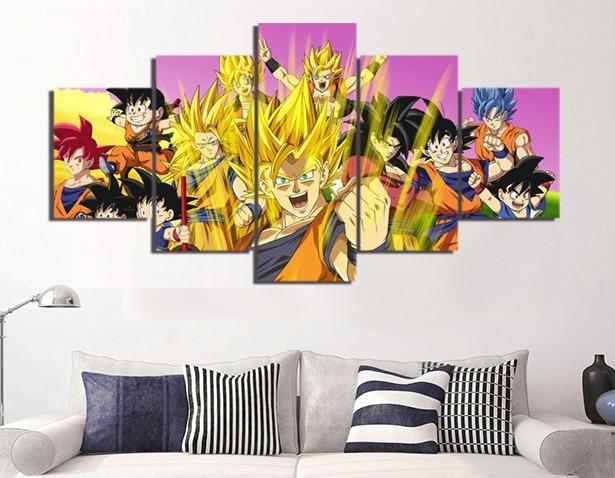 Dragon Ball Z Goku 01 – Cartoon Canvas Wall Art