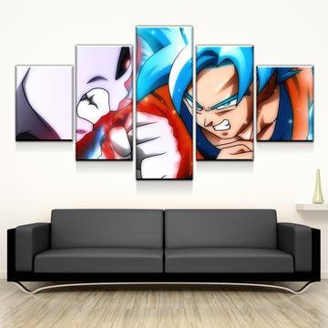 Dragon Ball Z: Goku Vs. Jiren Fight – Anime Canvas Wall Art