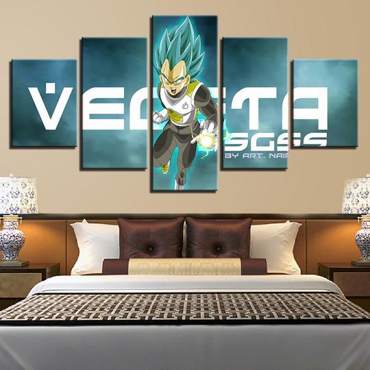 Dragon Ball Z Vegeta Ssgss – Anime Canvas Wall Art