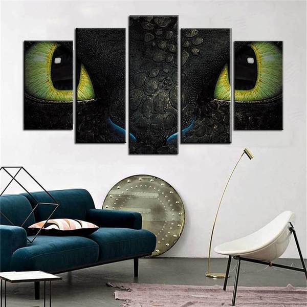 Dragon Toothless Cartoon – Canvas Wall Art